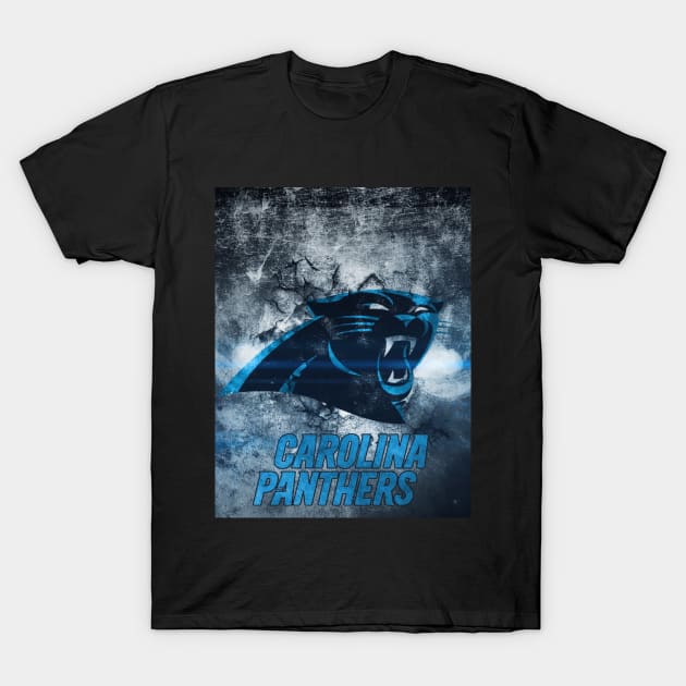 Carolina Panthers T-Shirt by krissyyy01